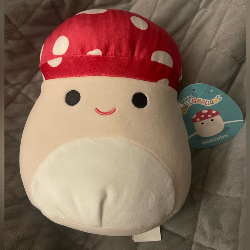 Malcolm the mushroom squishmallow